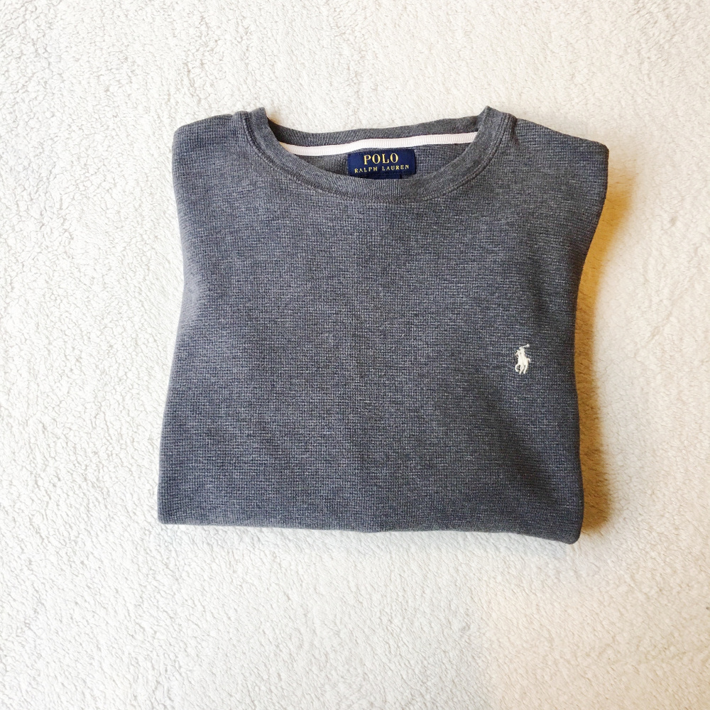 Polo Ralph Lauren 100% Cotton Knit Logo Sweater XL